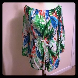 Off the shoulder romper, size small
